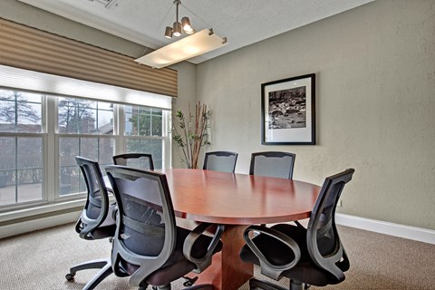 Conference room at The Lakes of Schaumburg Apartment Homes