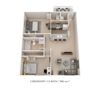 2 Bedroom, 1.5 Bath