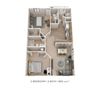 2 Bedroom, 2 Bath