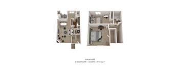 ParksideAtCastletonSquare_FloorPlans_Wawasee_2Bed_1_5Bath