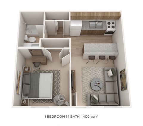 1 Bedroom 1 Bath