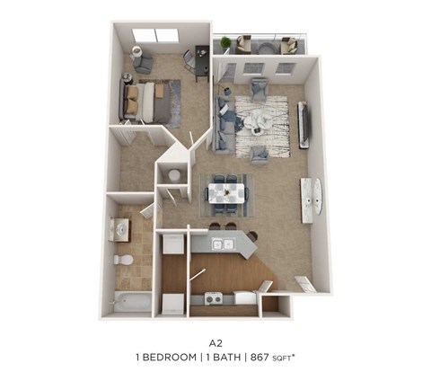 1 Bedroom 1 Bath