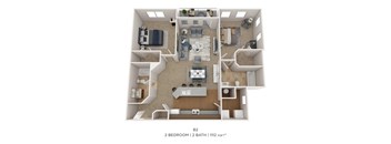2 Bedroom 2 Bath