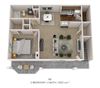 2 Bedroom 2 Bath