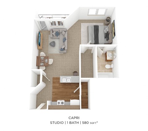 bedroom floor plan | station a apartments | denver, co