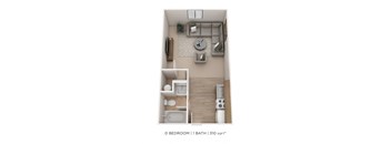 Studio - Trinity - 310 sqft