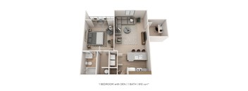 One Bedroom - Trinity - 610 sqft