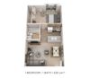 1 Bedroom, 1 Bath