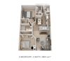 2 Bedroom, 2 Bath