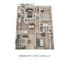 3 Bedroom, 2 Bath