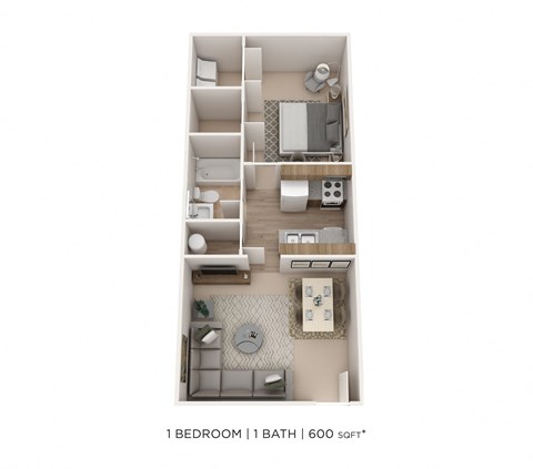 1 Bedroom 1 Bath