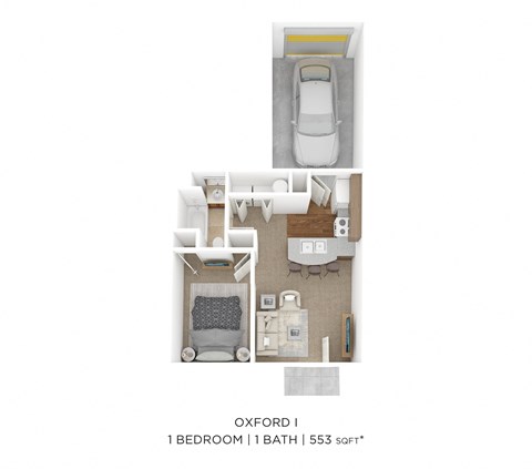 1 Bedroom 1Bath