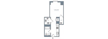 blueprint of a floor plan sold house