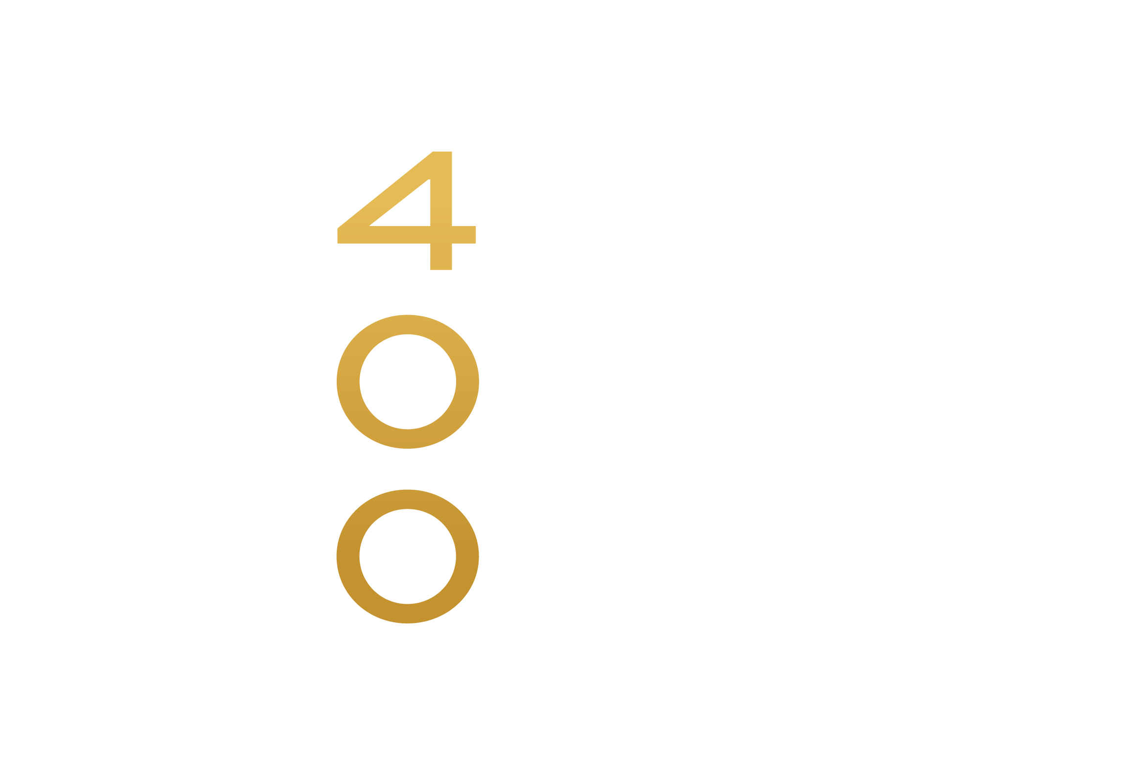 A graphic with the number 4 and the word north.