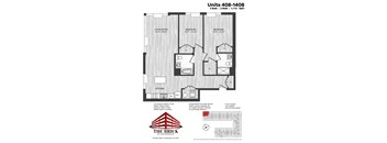 floor plan of the first level of the apartment