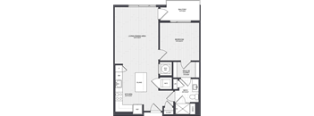 a blueprint of a floor plan of a house