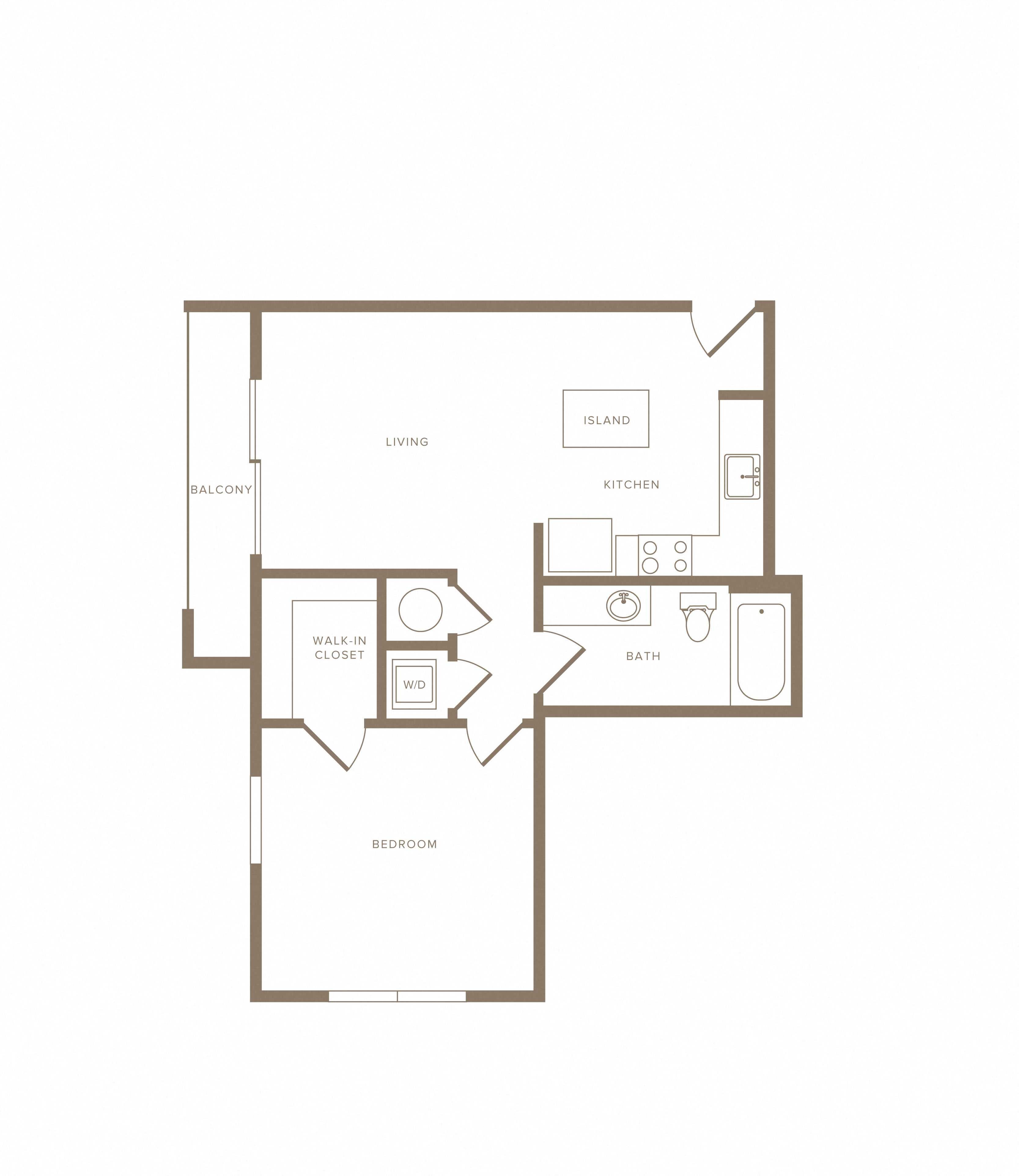 1 Bed/1 Bath-A10