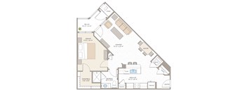 1 Bed/1 Bath-mA1C Income Restricted