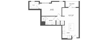 a blueprint of a floor plan of a house