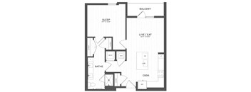a blueprint of a floor plan of a house