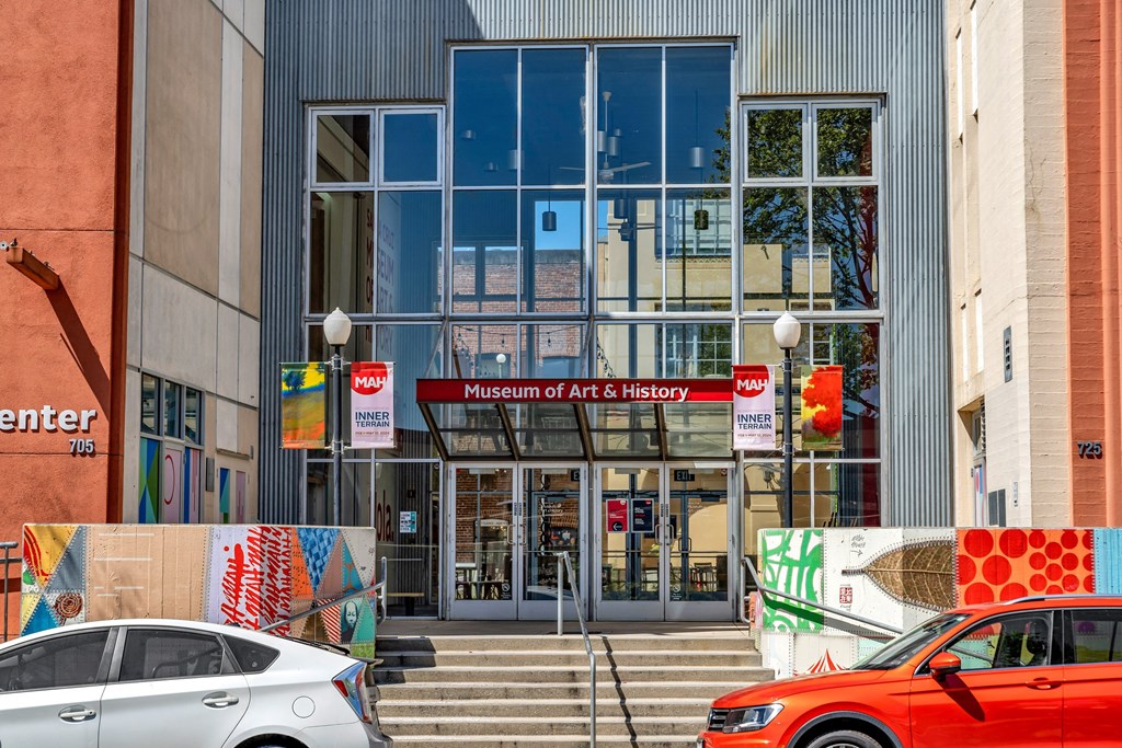 front of the museum of art  history building