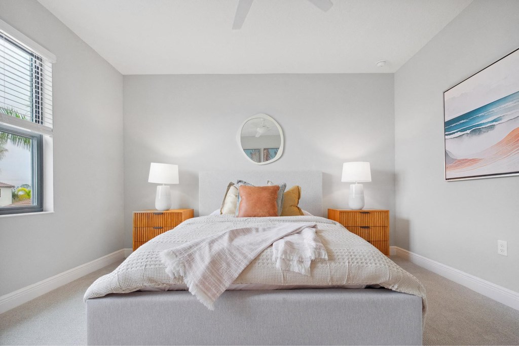 Bedroom at Fiore Townhomes, Venice, FL