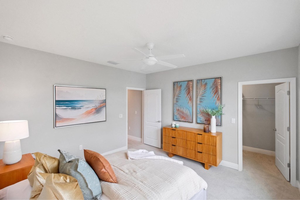 Bedroom with closet at Fiore Townhomes, Florida