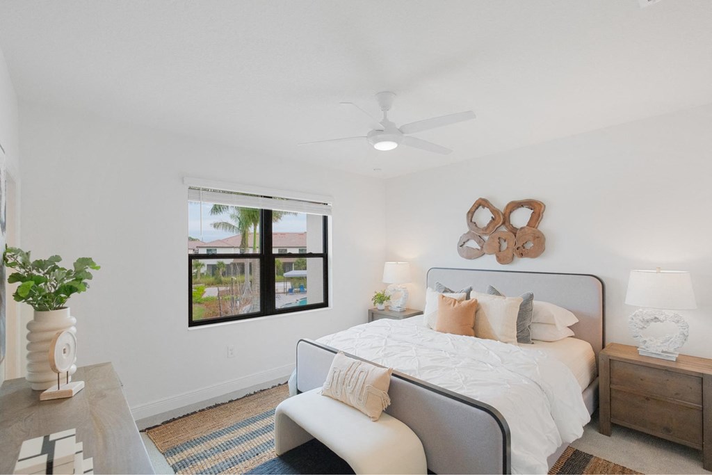 Large Master Bedroom at Fiore Townhomes, Venice, FL