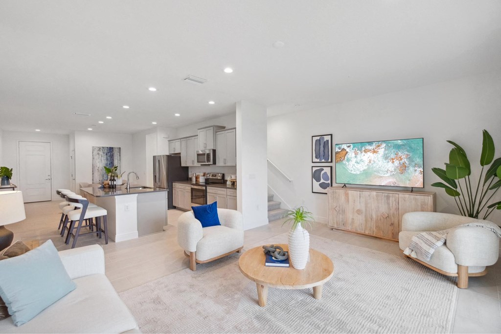Graceful Living Area at Fiore Townhomes, Venice, FL, 34275