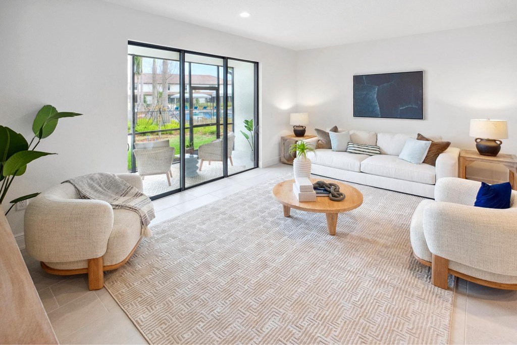 Living Room at Fiore Townhomes, Florida, 34275