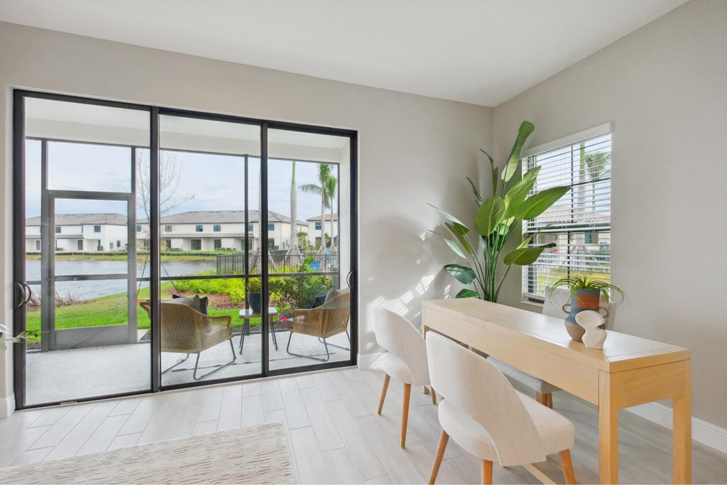 Work area at Fiore Townhomes, Venice