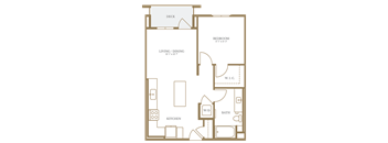 1 Bed/1 Bath-2C