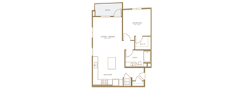 1 Bed/1 Bath-3A