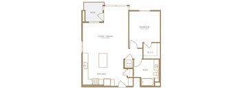 1 Bed/1 Bath-4A