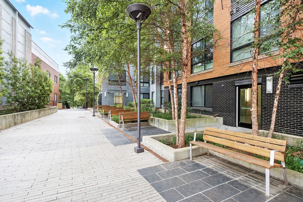 Photo of  Walkway alongside the building