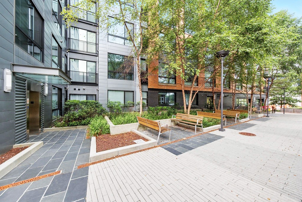 Photo of  Walkway alongside the building