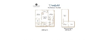 a floor plan of a home