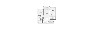 a floor plan of a house