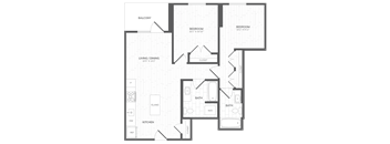 a blueprint of a floor plan of a house
