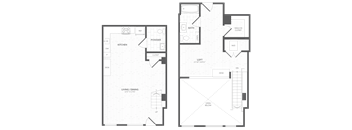 floor plan of the first floor of a modern house