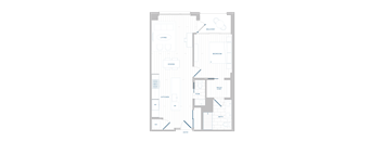 a floor plan of a home with a green background