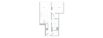 a floor plan of the ground floor of the house