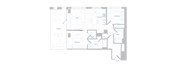 a floor plan of a house