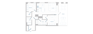 a floor plan of a house