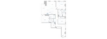 a floor plan of a house