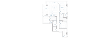 a floor plan of a home with stairs leading up to the second floor