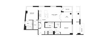 a floor plan of a bedroom house