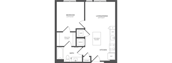 a blueprint of a floor plan of a house