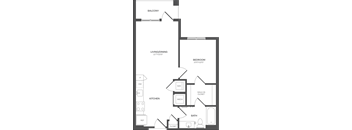 a blueprint of a floor plan of a house