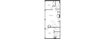 a blueprint of a floor plan for a house